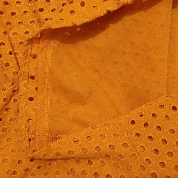 H&M mustard short top Sz S - Picture 6 of 8
